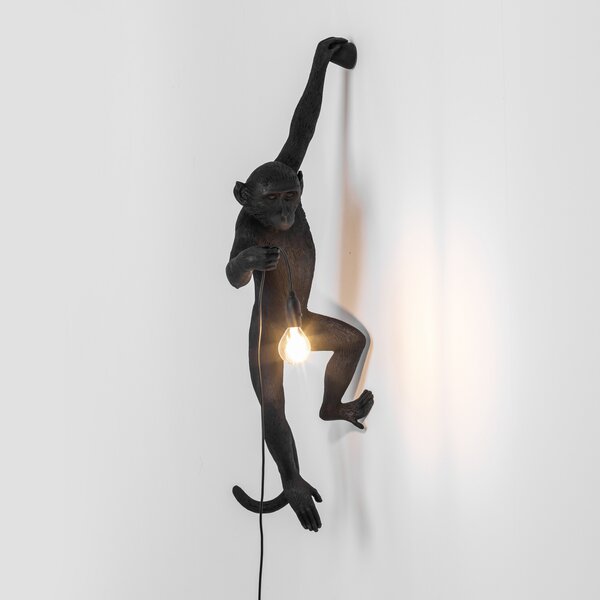Vanjske Svjetiljka SELETTI, Monkey Lamp, Crno, Plastika, Dizajn