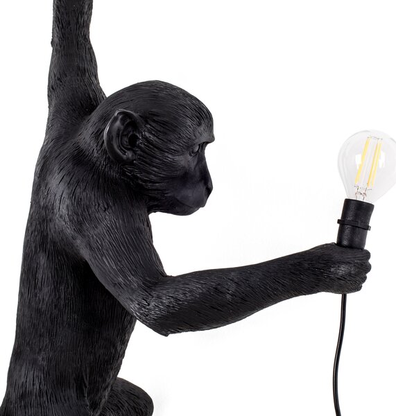 Vanjske Svjetiljka SELETTI, Monkey Lamp, Crno, Plastika, Dizajn