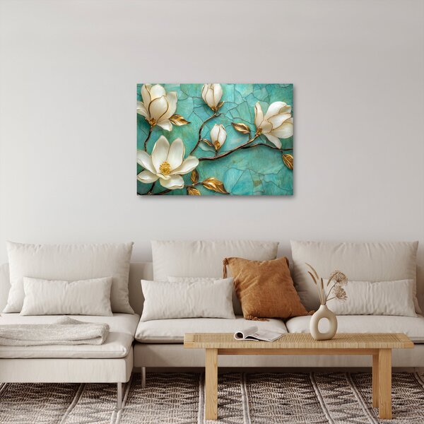 Slika - 3D magnolije (70x50 cm)