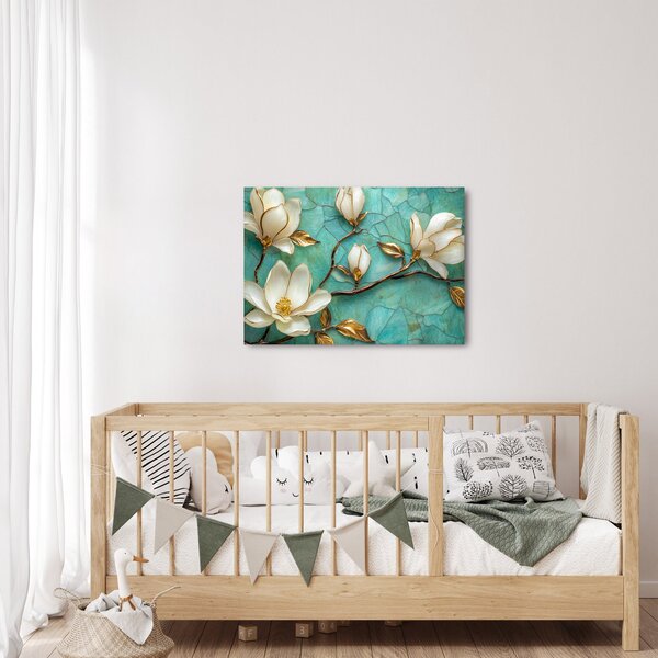 Slika - 3D magnolije (70x50 cm)