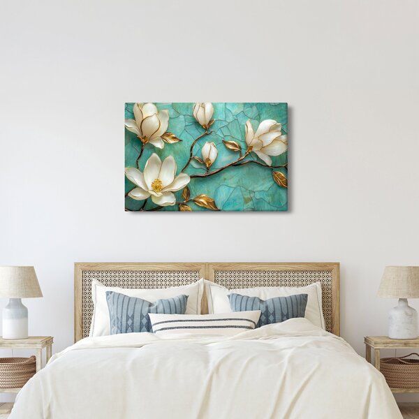 Slika - 3D magnolije (90x60 cm)