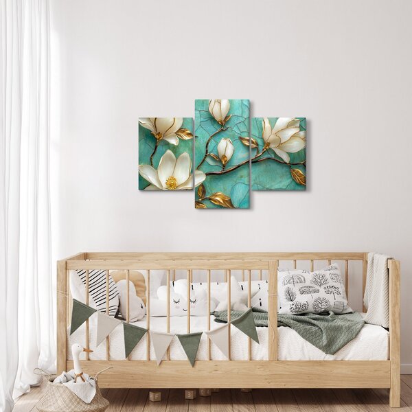 Slika - 3D magnolije (90x60 cm)