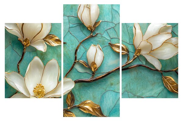 Slika - 3D magnolije (90x60 cm)