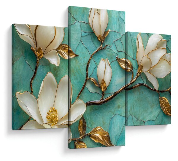 Slika - 3D magnolije (90x60 cm)