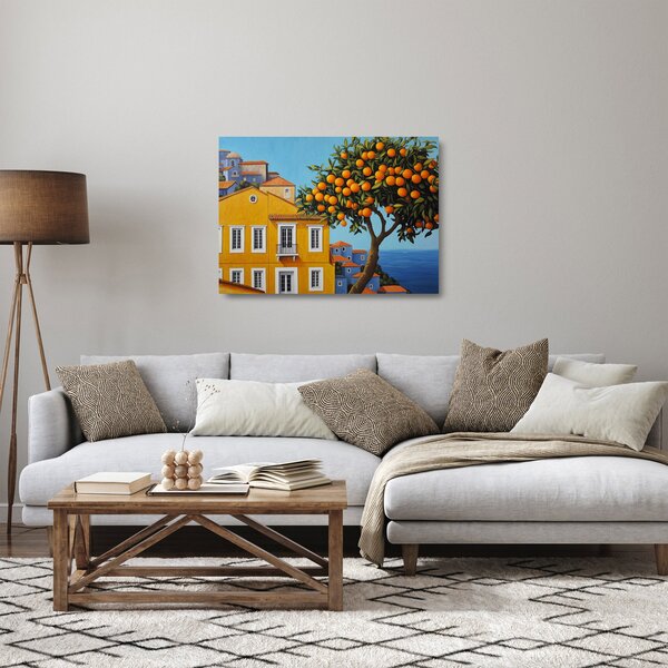 Staklena slika - Narančino drvo (70x50 cm)