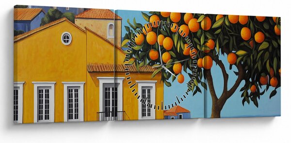 Slika - Narančino drvo (sa satom) (90x30 cm)