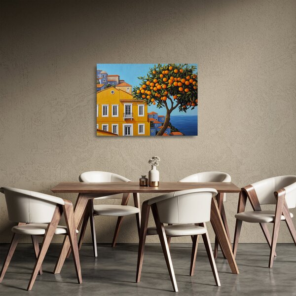 Staklena slika - Narančino drvo (70x50 cm)
