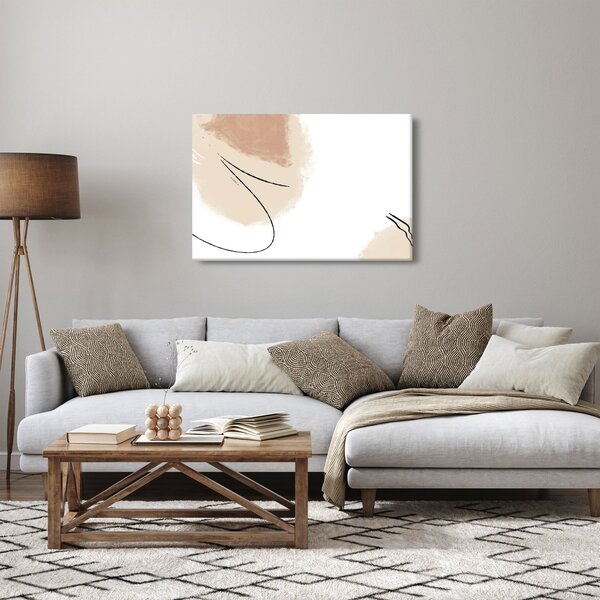 Slika - Bijela apstrakcija (90x60 cm)