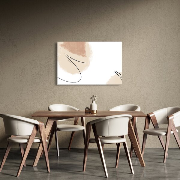 Slika - Bijela apstrakcija (90x60 cm)