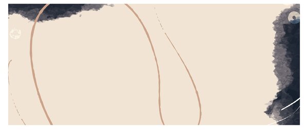 Slika - Bež apstrakcija (120x50 cm)