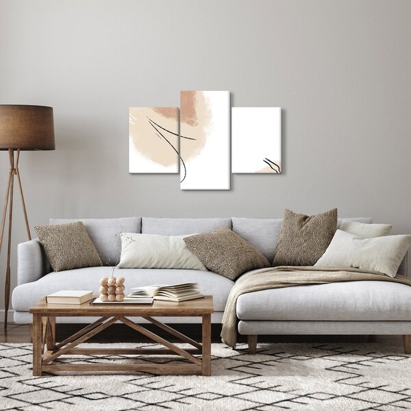 Slika - Bijela apstrakcija (90x60 cm)
