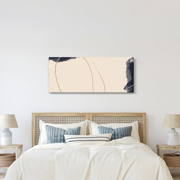 Slika - Bež apstrakcija (120x50 cm)