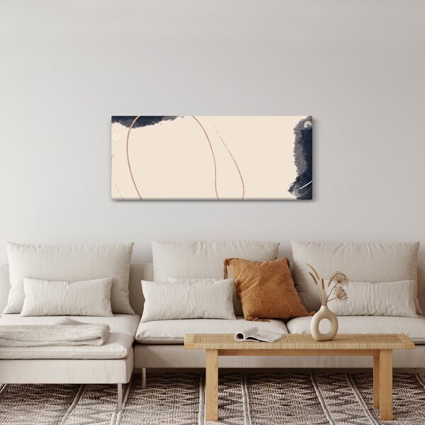 Slika - Bež apstrakcija (120x50 cm)