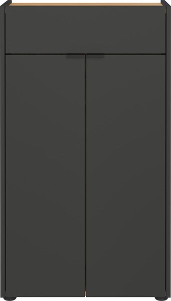 Antracitno sivi visok kupaonski ormarić 60x98 cm Forano – Germania