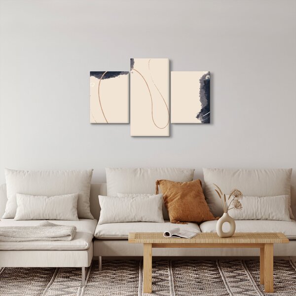 Slika - Bež apstrakcija (90x60 cm)
