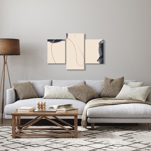 Slika - Bež apstrakcija (90x60 cm)