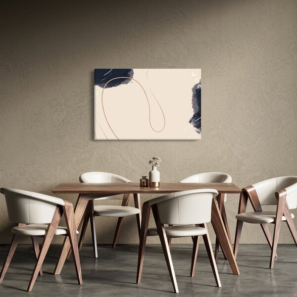 Slika - Bež apstrakcija (90x60 cm)