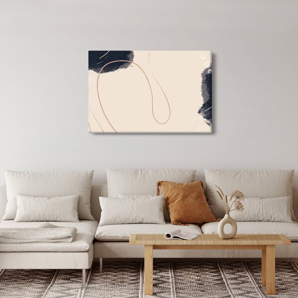 Slika - Bež apstrakcija (90x60 cm)