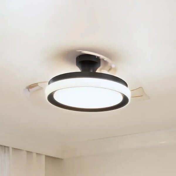 Bliss DC STROPNI VENTILATOR SA PRIGUŠIVOM LED SVJETILJKOM 28W+35W TW CRNA 8721103096043