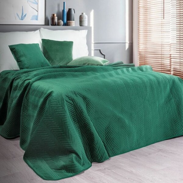 Jednostavan prekrivač u zelenoj boji Širina: 230 cm | Duljina: 260cm