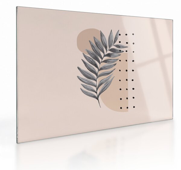 Staklena slika - Ilustrirani list N⁰2 (70x50 cm)