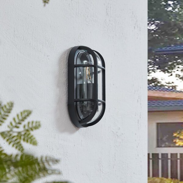 Vanjske Svjetiljka Lucande, Serine, prigušiv, Crno, Balkon, Aluminij