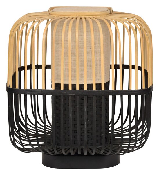 Stolne Lampa Forestier, Bamboo Square M, Crno, Dnevna soba, Bambus, Dizajn