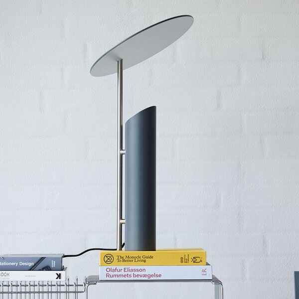 Stolne Lampa Verpan, Reflect, Sivo, Dnevna soba, Metal, Dizajn