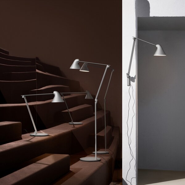 Stolne Lampa Louis Poulsen, NJP, prigušiv, Sivo, Dnevna soba, Metal, Dizajn