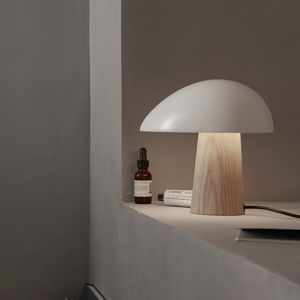 Stolne Lampa FRITZ HANSEN, Night Owl, Bijela, Dnevna soba, Drvo, Dizajn