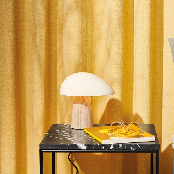 Stolne Lampa FRITZ HANSEN, Night Owl, Bijela, Dnevna soba, Drvo, Dizajn