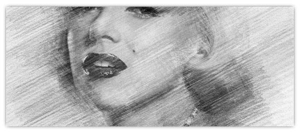 Slika - Portret Marilyn Monroe (120x50 cm)