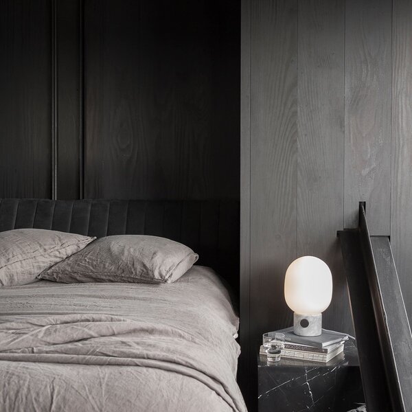Stolne Lampa Audo Copenhagen, JWDA, prigušiv, Bijela, Dnevna soba, Kamen, Dizajn