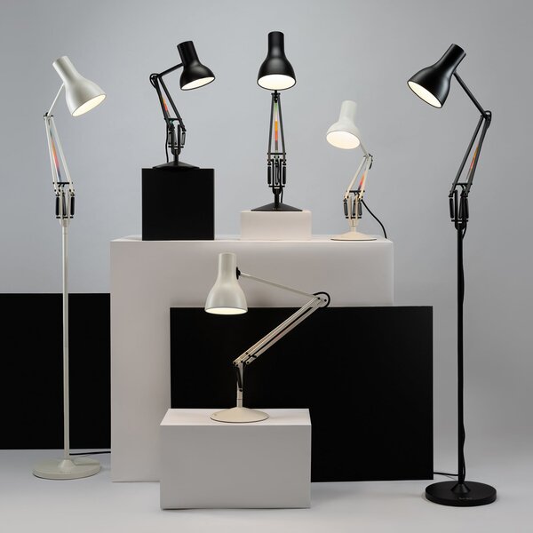 Stolne Lampa Anglepoise, Type 75, Bijela, Dnevna soba, Metal, Dizajn