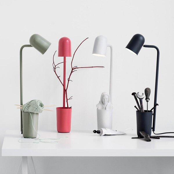 Stolne Lampa Northern, Buddy, Crno, Dnevna soba, Metal, Dizajn
