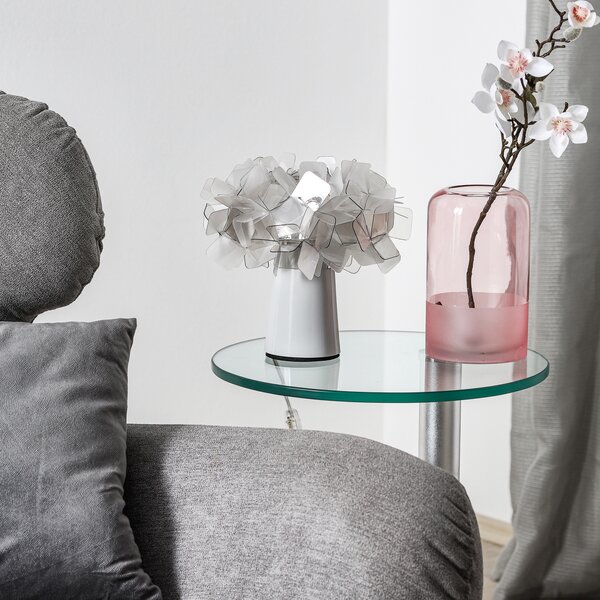 Stolne Lampa Slamp, Clizia, Sivo, Dnevna soba, Plastika, Dizajn