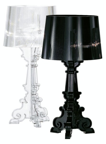 Stolne Lampa Kartell, Bourgie, prigušiv, Providna, Dnevna soba, Plastika, Dizajn