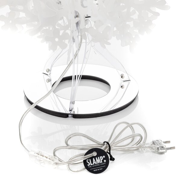 Stolne Lampa Slamp, FIORELLA, Bijela, Dnevna soba, Plastika, Dizajn