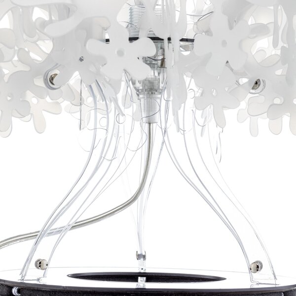 Stolne Lampa Slamp, FIORELLA, Bijela, Dnevna soba, Plastika, Dizajn