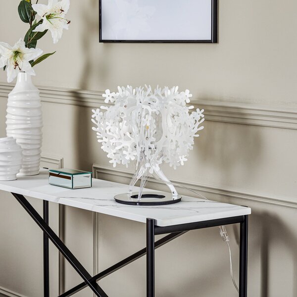 Stolne Lampa Slamp, FIORELLA, Bijela, Dnevna soba, Plastika, Dizajn