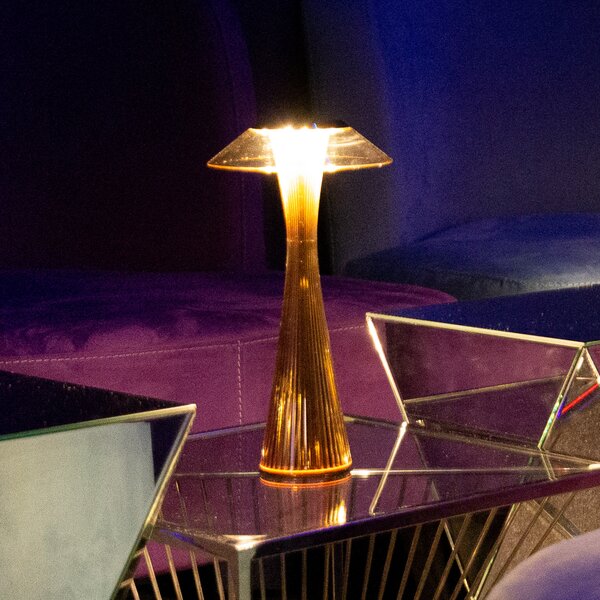 Stolne Lampa Kartell, Space, Zlato / mjed, Dnevna soba, Plastika, Dizajn