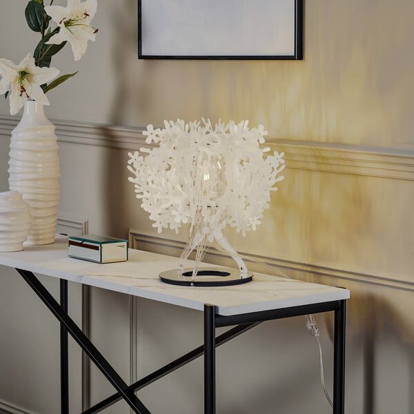 Stolne Lampa Slamp, FIORELLA, Bijela, Dnevna soba, Plastika, Dizajn