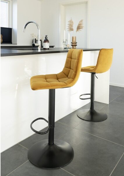 Žute barske stolice u setu 2 kom 88 cm Middelfart – House Nordic