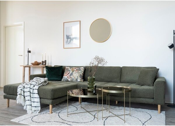 Okrugli stolić zlatne boje ø 48 cm Venezia - House Nordic