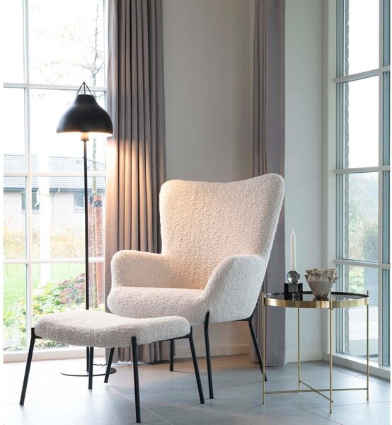 Okrugli stolić zlatne boje ø 48 cm Venezia - House Nordic