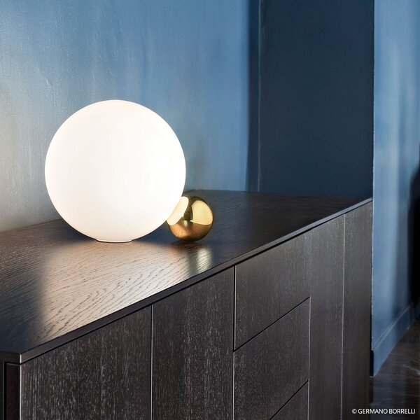 Stolne Lampa FLOS, COPYCAT, prigušiv, Bijela, Dnevna soba, Staklo, Dizajn