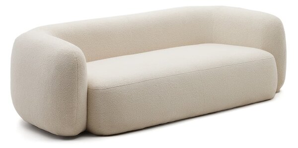 Krem sofa od bouclé tkanine 246 cm Martina – Kave Home