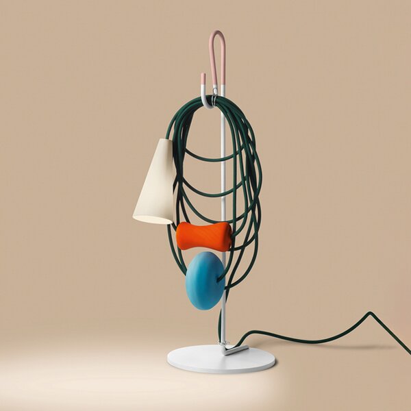 Stolne Lampa Foscarini, Filo, Višebojno, Dnevna soba, Metal, Dizajn