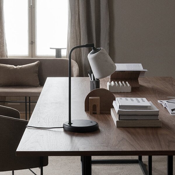 Stolne Lampa New Works, Material The Originals, prigušiv, Crno, Dnevna soba, Metal, Dizajn