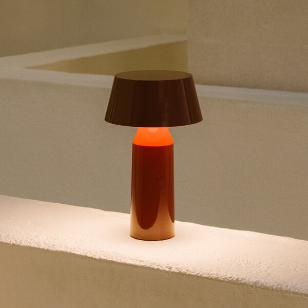Stolne Lampa MARSET, Bicoca, prigušiv, Crvena, Dnevna soba, Plastika, Dizajn